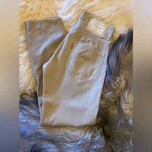 Vintage Levi’s 511 size 29 x 30 like new no flaws khaki jeans perfect fit